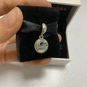 Pandora Green Bay Packers Charm Football Helmet Charm Pendant